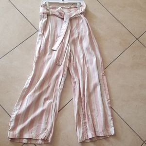 Potter's pot linen striped top & pants